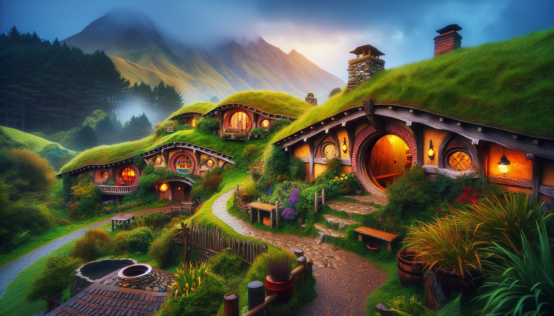 Подробнее о статье Деревня хоббитов Новая Зеландия: а Вы знаете где находиться Шир?