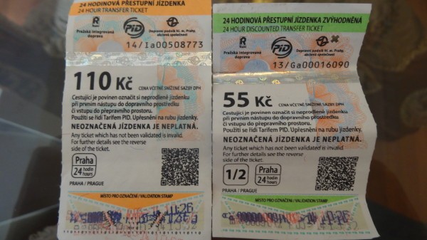 билет на метро в Праге