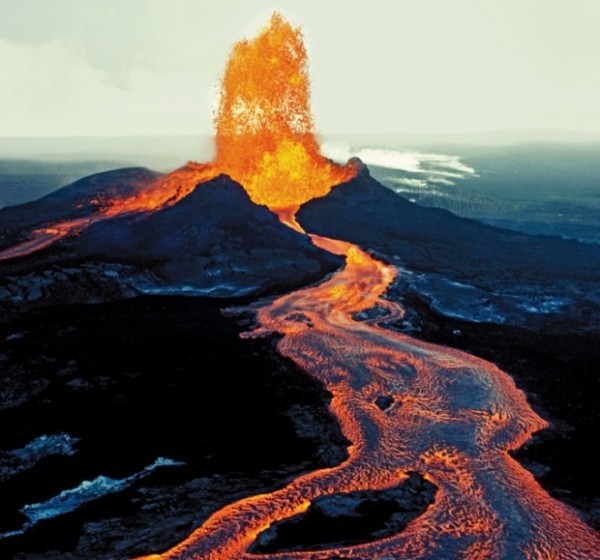 Гавайский тип извержения