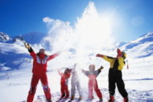 Новый год на горнолыжном курорте в России