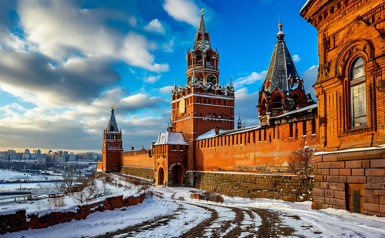 Большая Покровская улица в Нижнем Новгороде с памятниками