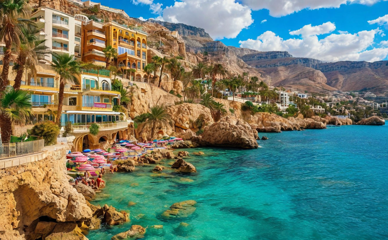 Эйлат отдых у Красного моря, отели и пляж на израильском курорте