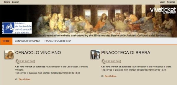 Тайная Вечеря Леонардо Да Винчи купить билеты официальный сайт