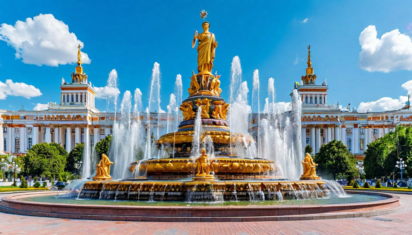 ВДНХ, фонтан Дружба народов