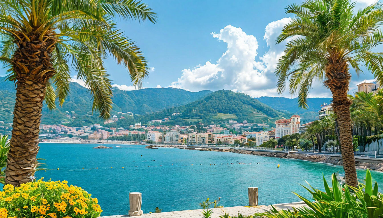 Набережная Сочи и пляжи