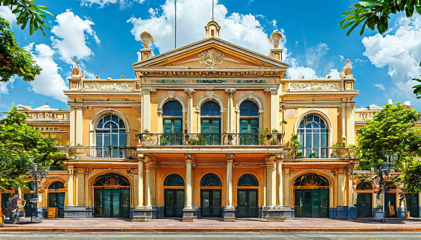 Сан-Хосе Коста-Рика центр города Национальный театр колониальная архитектура