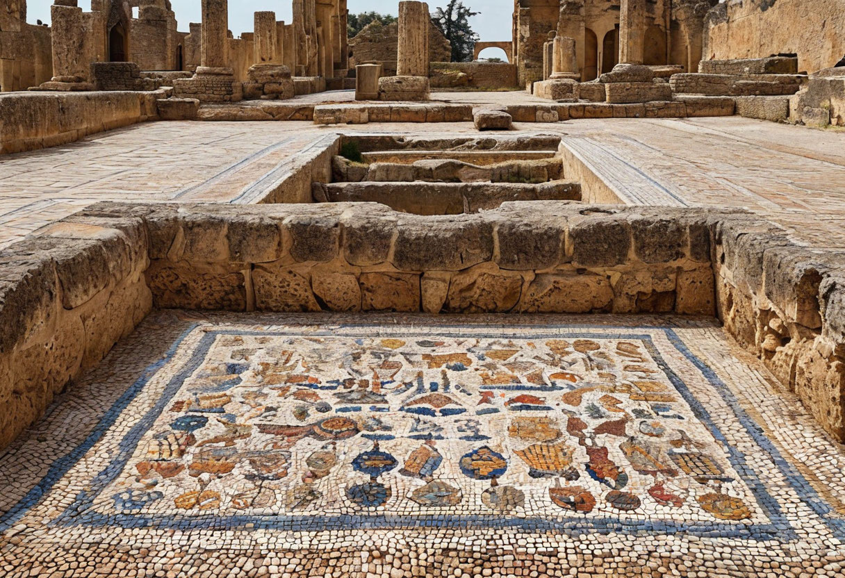 Римские мозаики Пафос Кипр Дом Диониса ЮНЕСКО