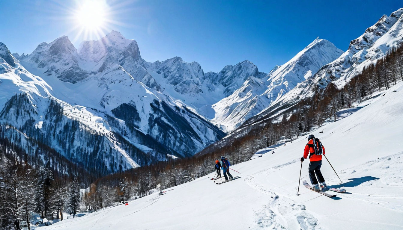 Гора Чегет: крутые склоны легендарного кавказского горнолыжного курорта
