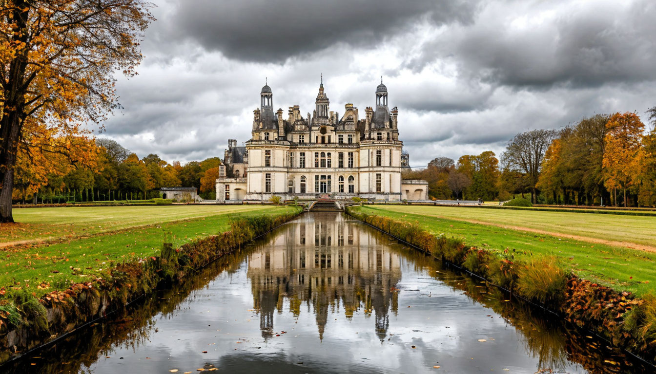 Замок Шамбор долина Луары Франция ренессанс архитектура