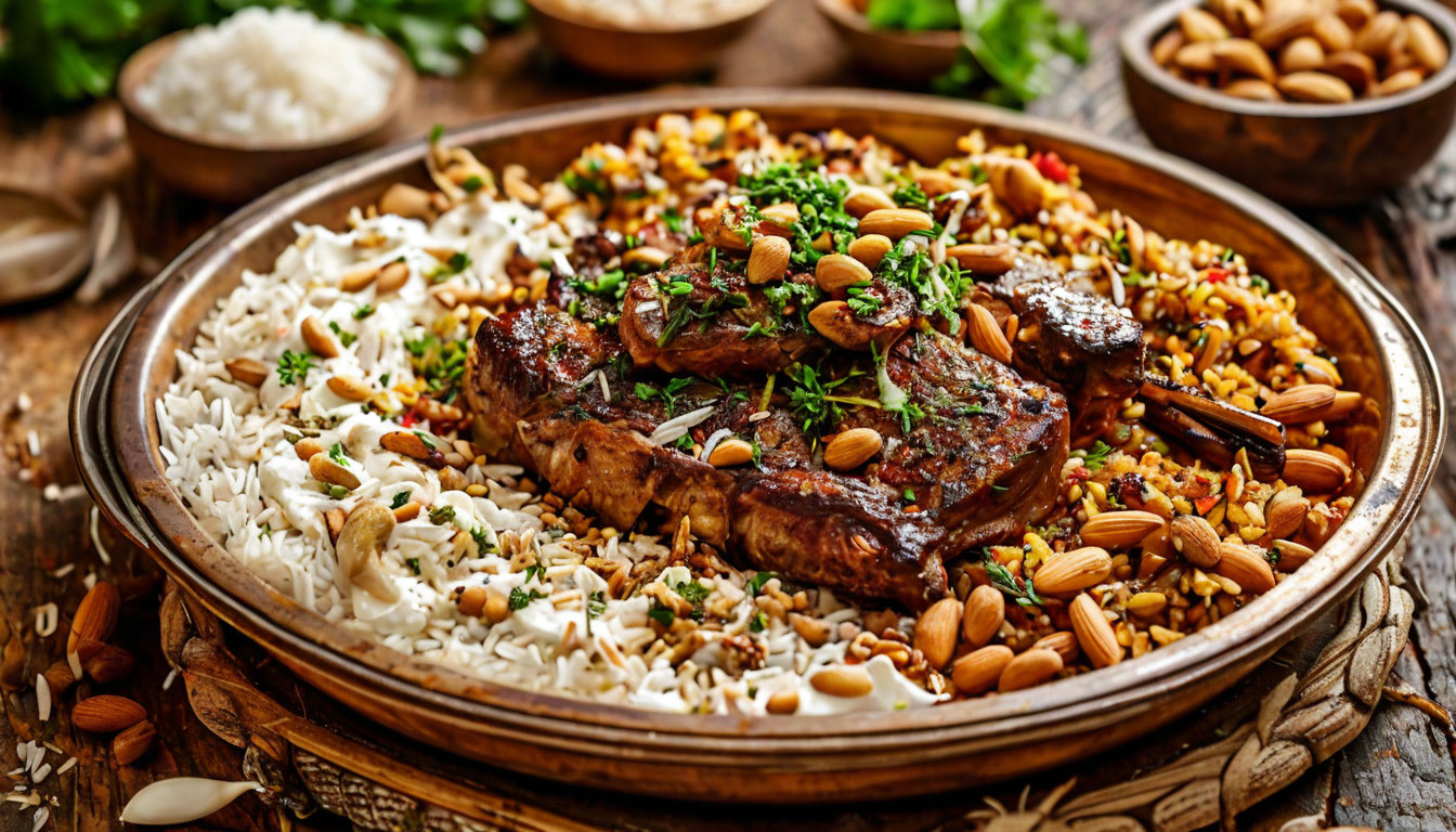 Иорданская кухня мансаф маклуба и арабский кофе