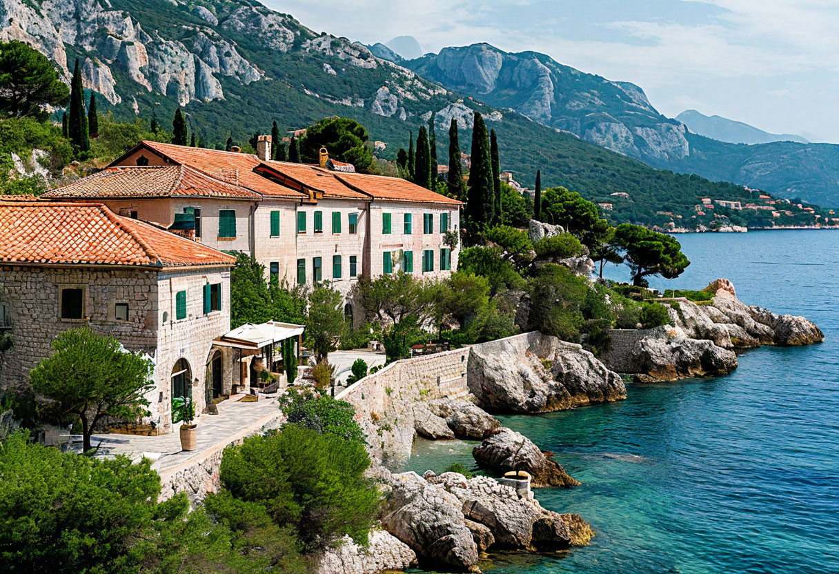 Свети Стефан Черногория средневековая деревня-отель Aman