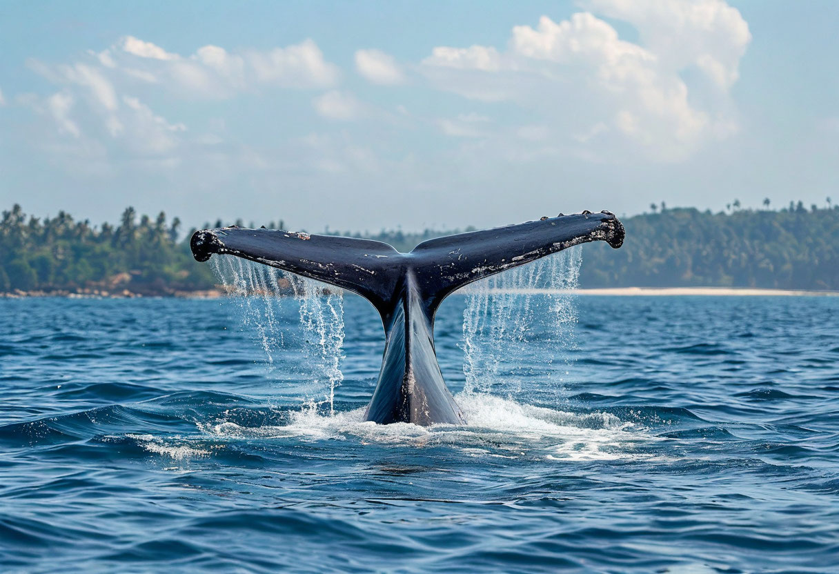 Наблюдение за китами Мирисса Шри-Ланка синий кит