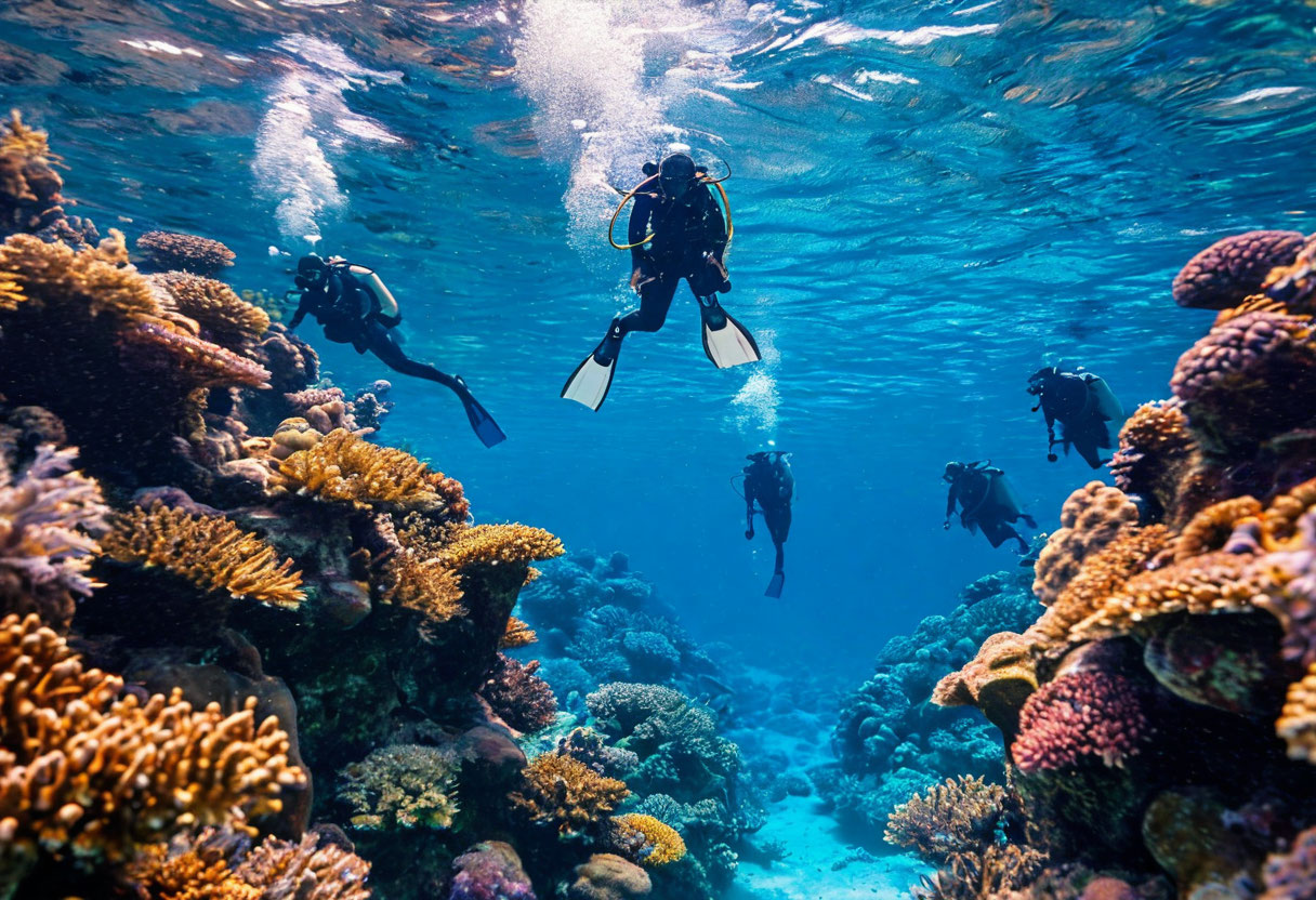 Дайвинг на Симиланских островах Таиланд коралловый риф и тропические рыбы