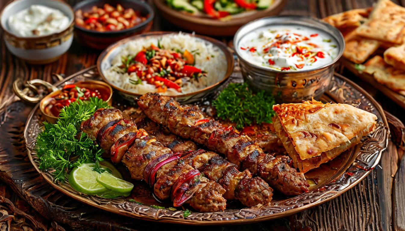 Турецкая кухня кебаб айран баклава мезе