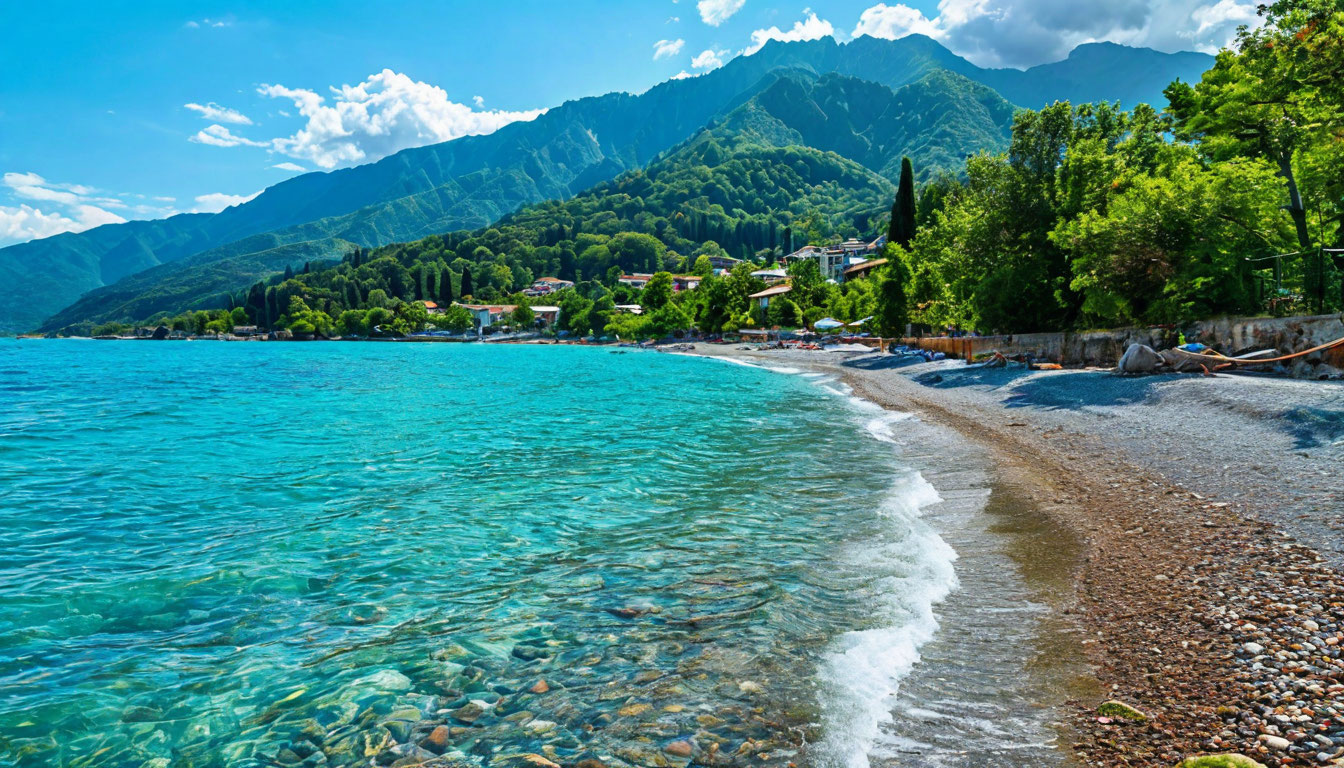 Подробнее о статье Цандрипш: тихий курорт Абхазии у границы с Россией