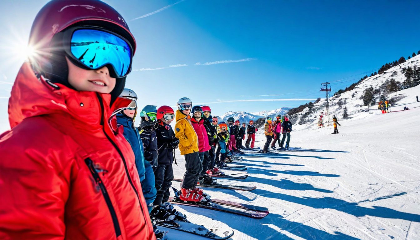Семейный склон в Абзаково