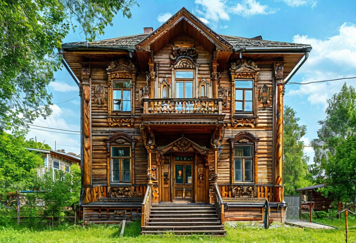 Городецкая домовая резьба