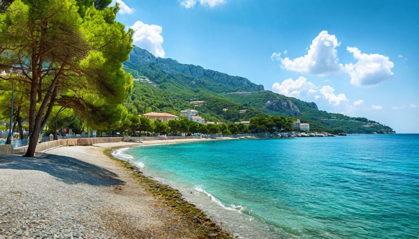 Пляж Южного берега Крыма