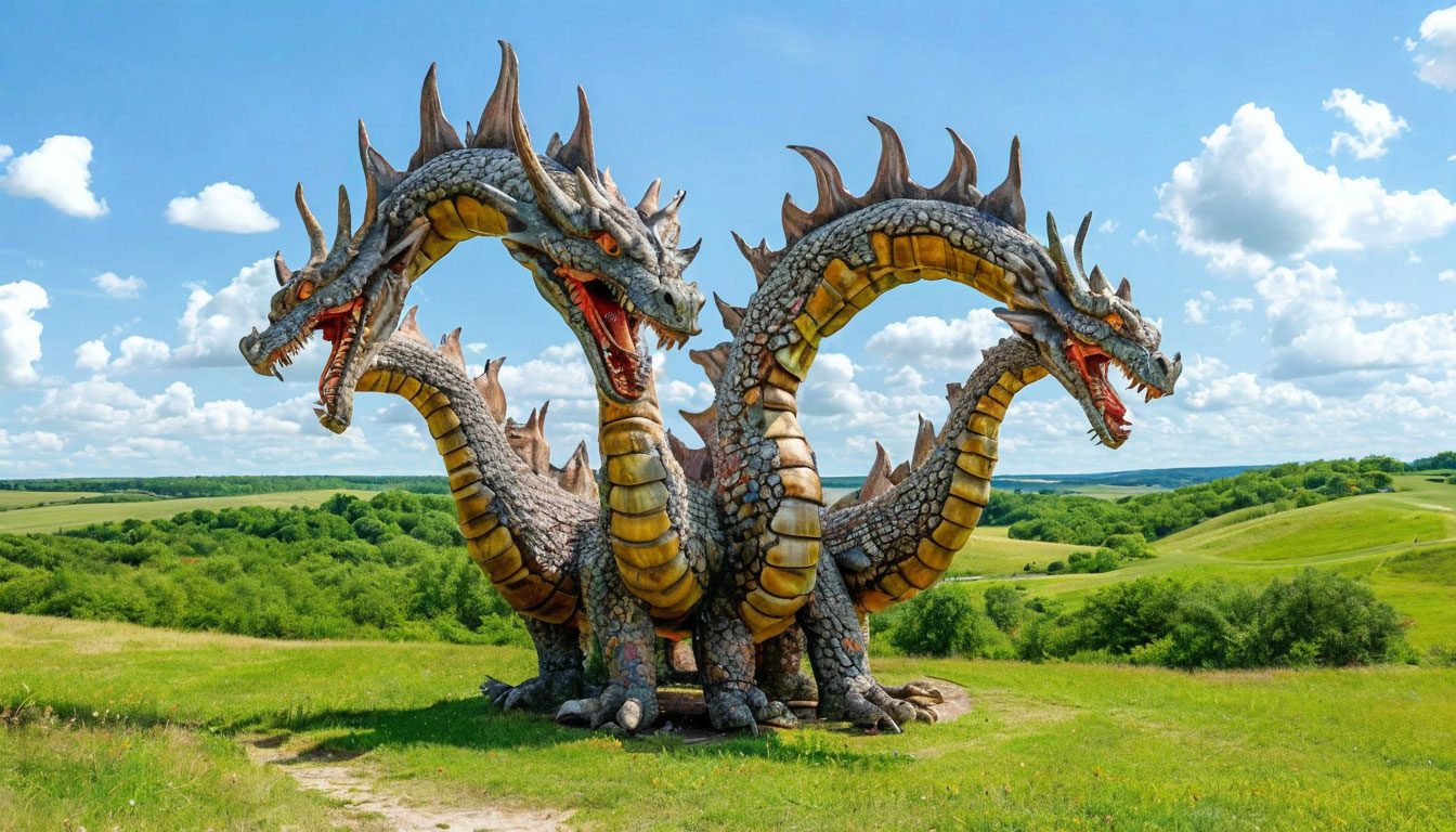 Змей Горыныч в парке Кудыкина гора