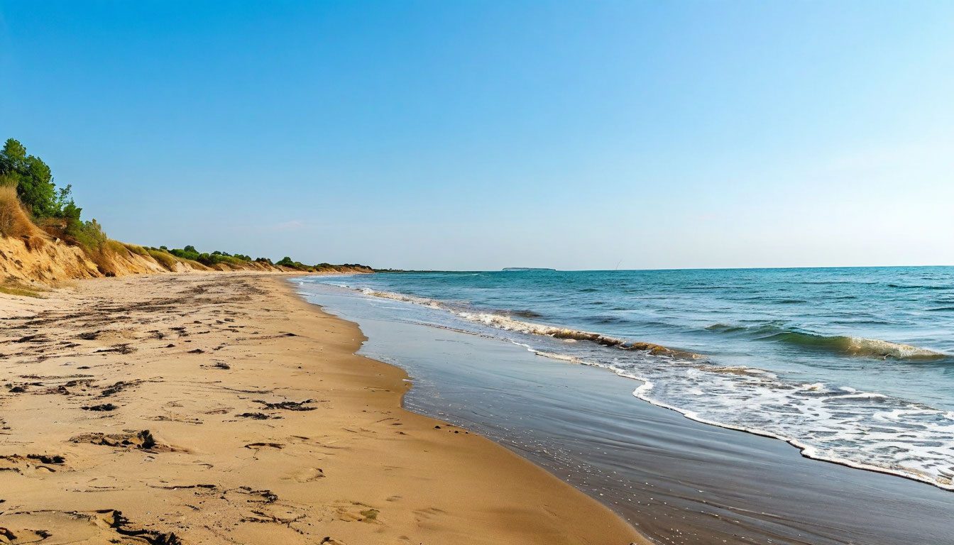Каспийское море в Дагестане