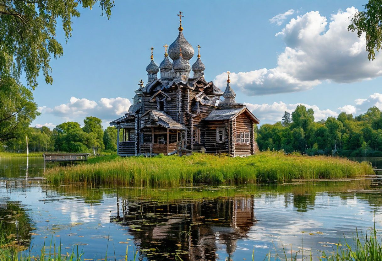 Преображенская церковь на острове Кижи