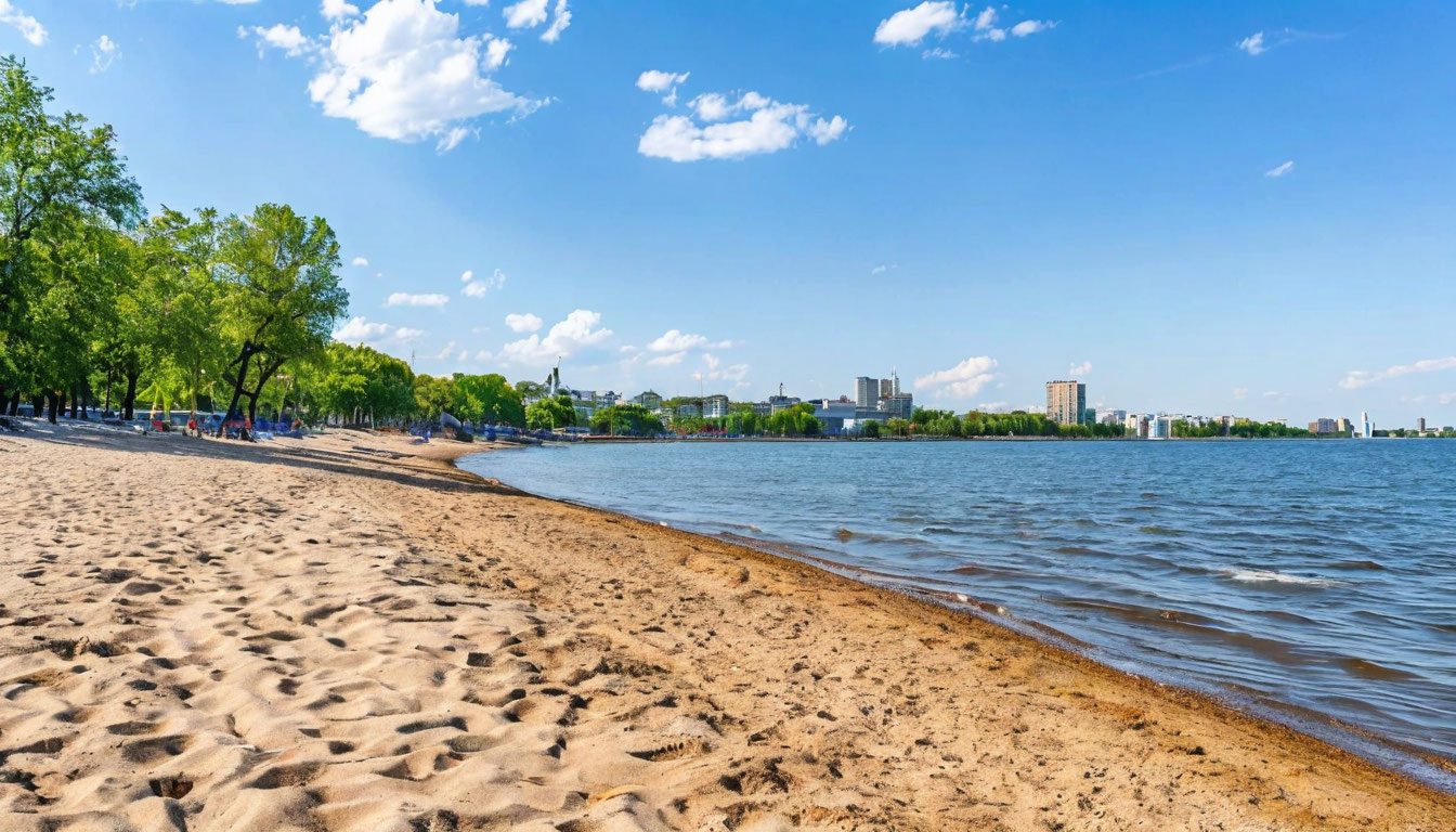 Городской пляж Самары