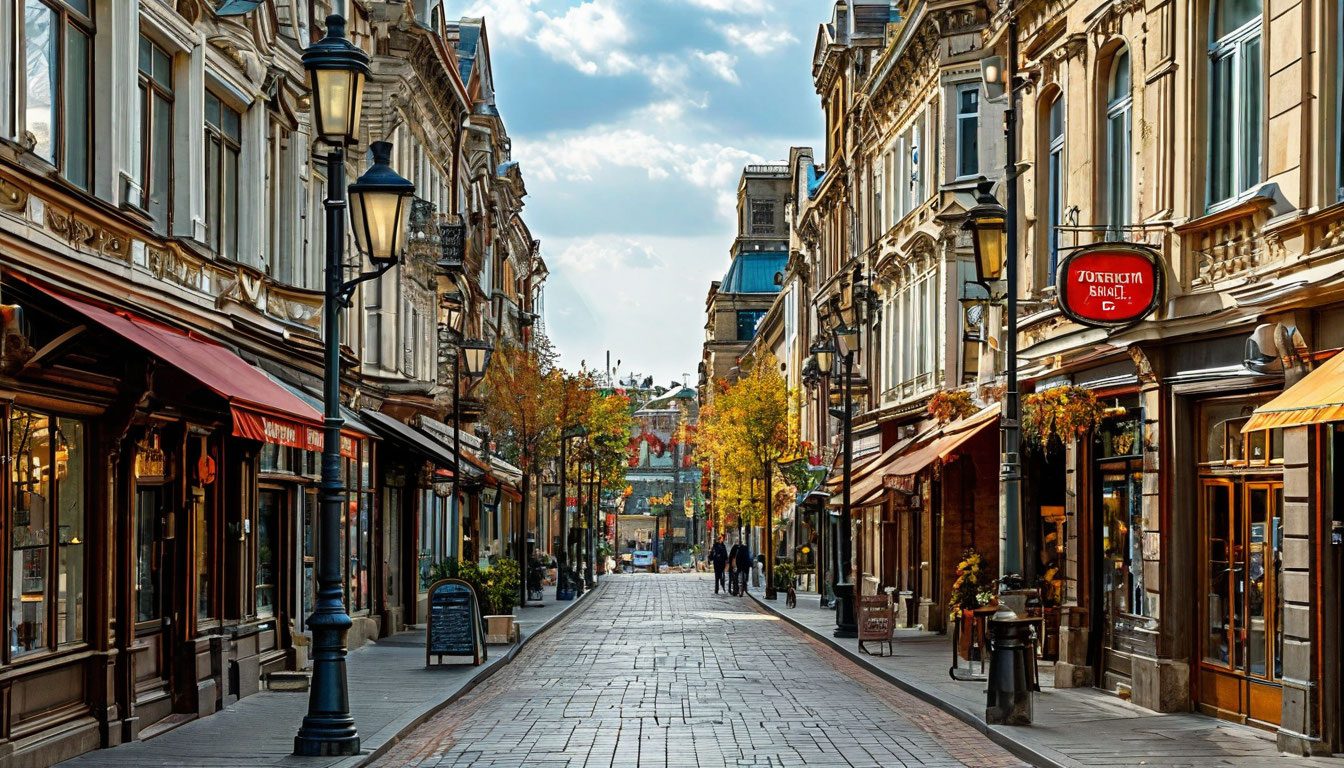 Пешеходный проспект Саратова