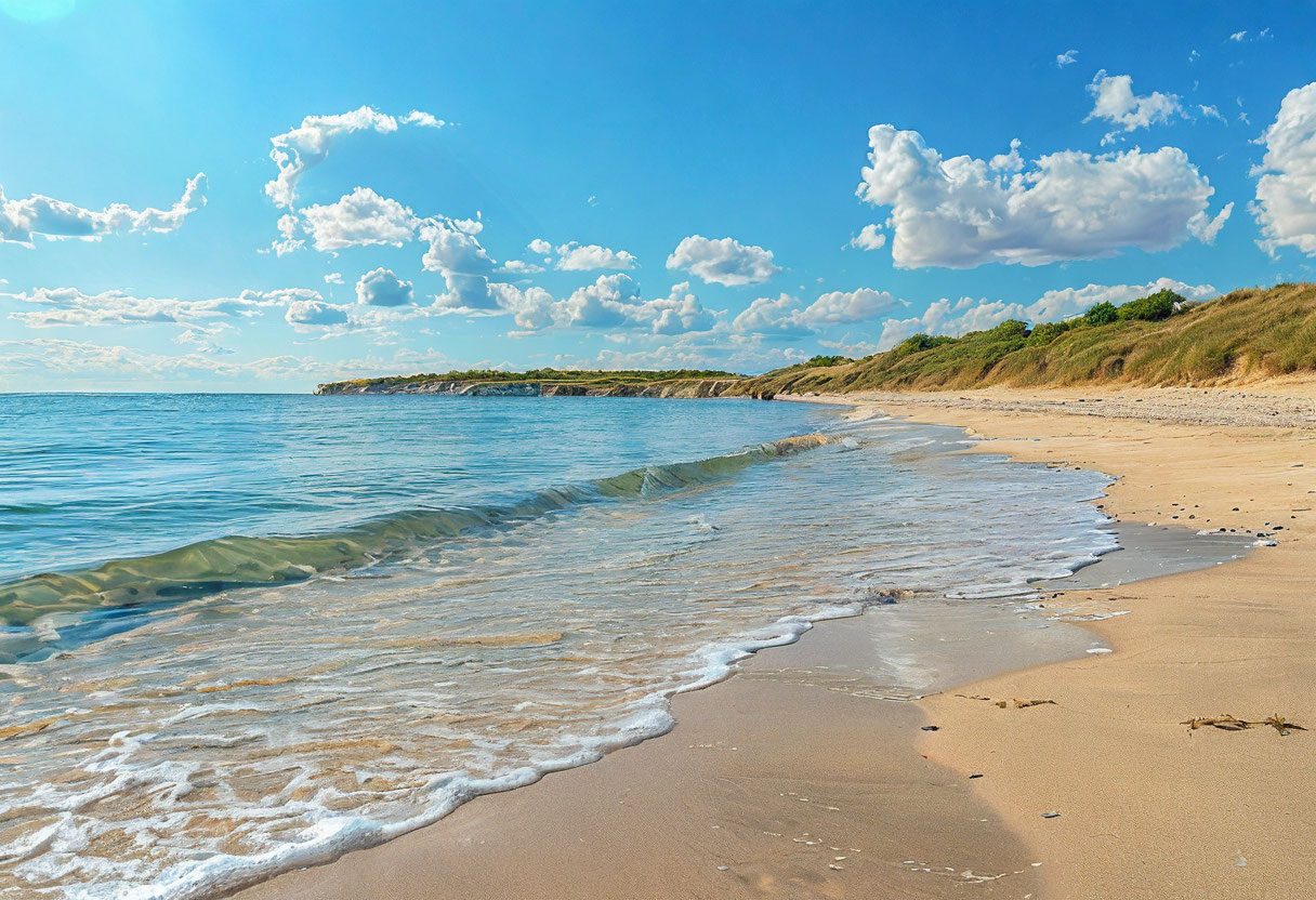 Пляж на Азовском море