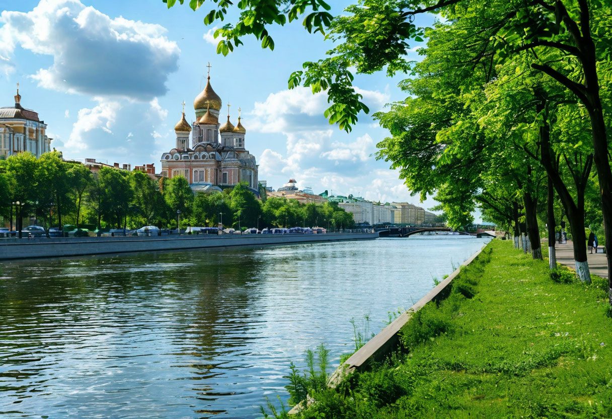 Набережная реки Белой