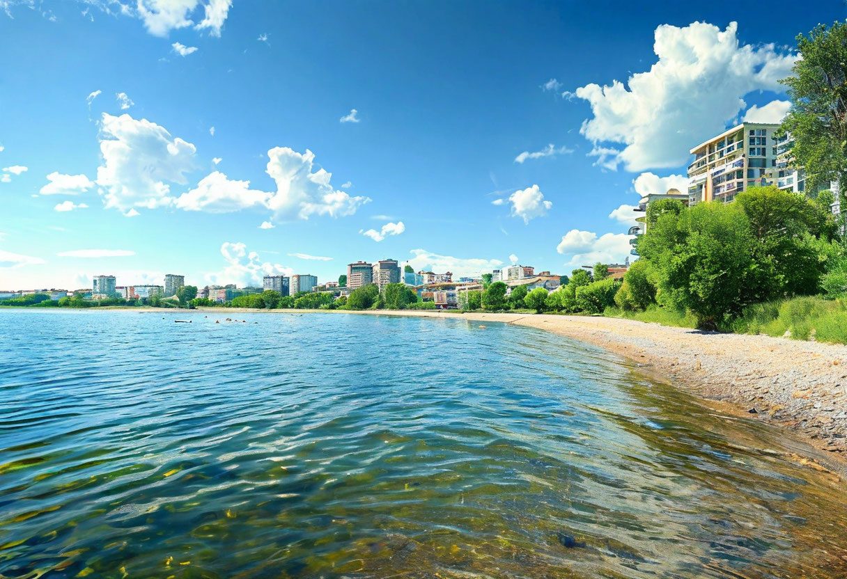 Река Белая у Белореченска
