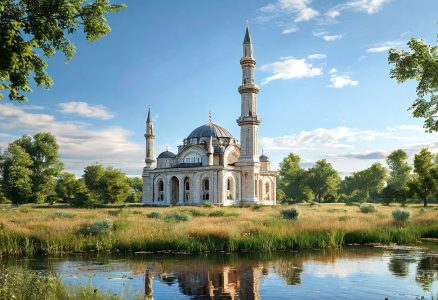Соборная мечеть и Большой минарет в Болгаре