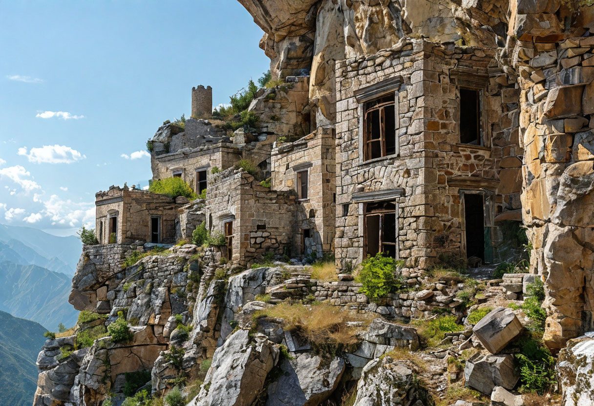 Каменные дома Гамсутля