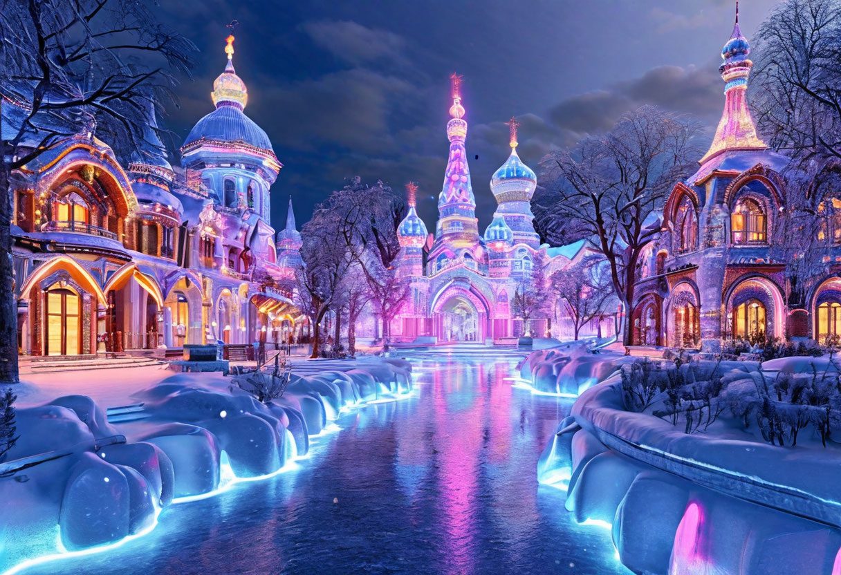 Ледовый городок в Харбине