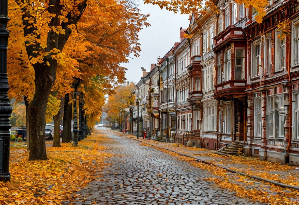 Старый центр Калязина