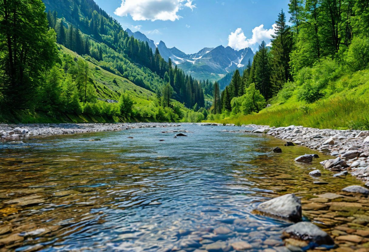 Река Лаба у Лабинска