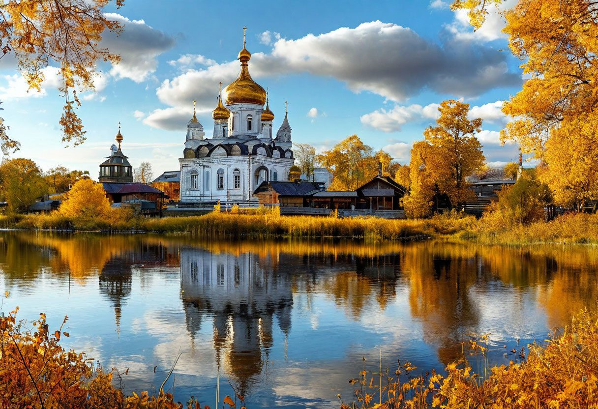 Осташков на озере Селигер