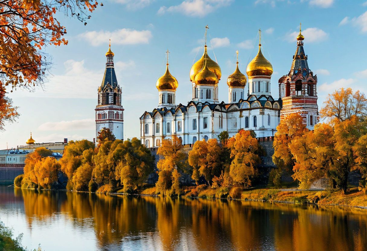 Псковский Кром на реке Великой