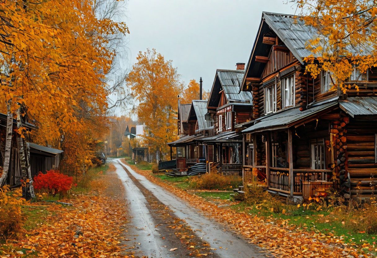 Тихие улочки Тарусы