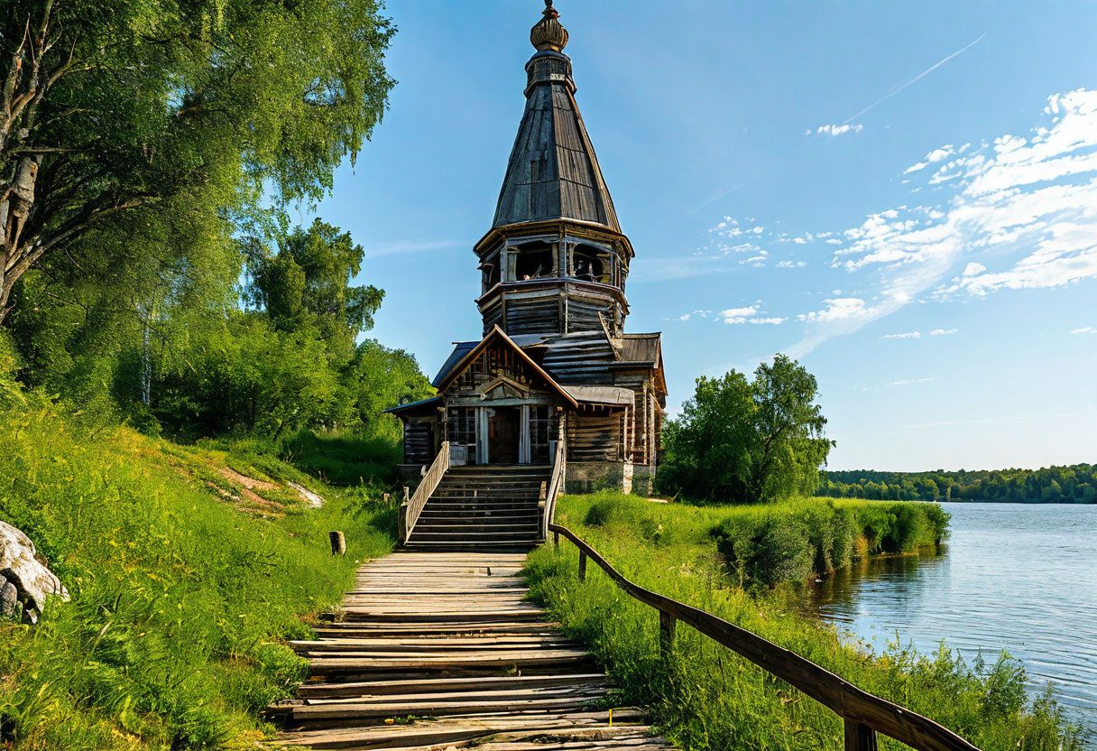 Казанская церковь у Волги