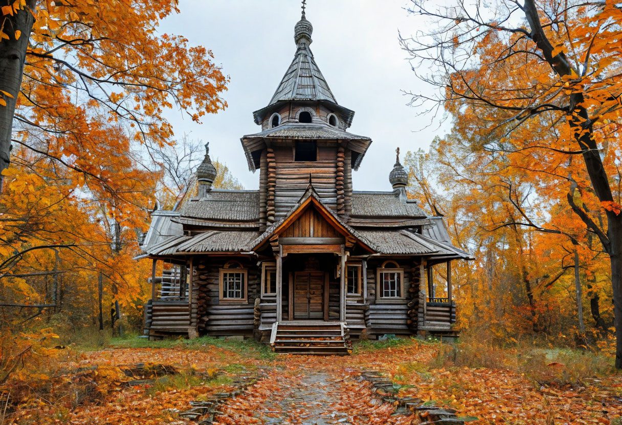 Деревянная Старо-Вознесенская церковь
