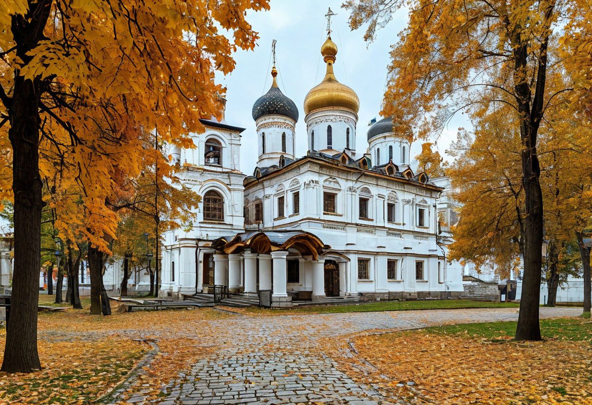 Соборы внутри Зарайского кремля