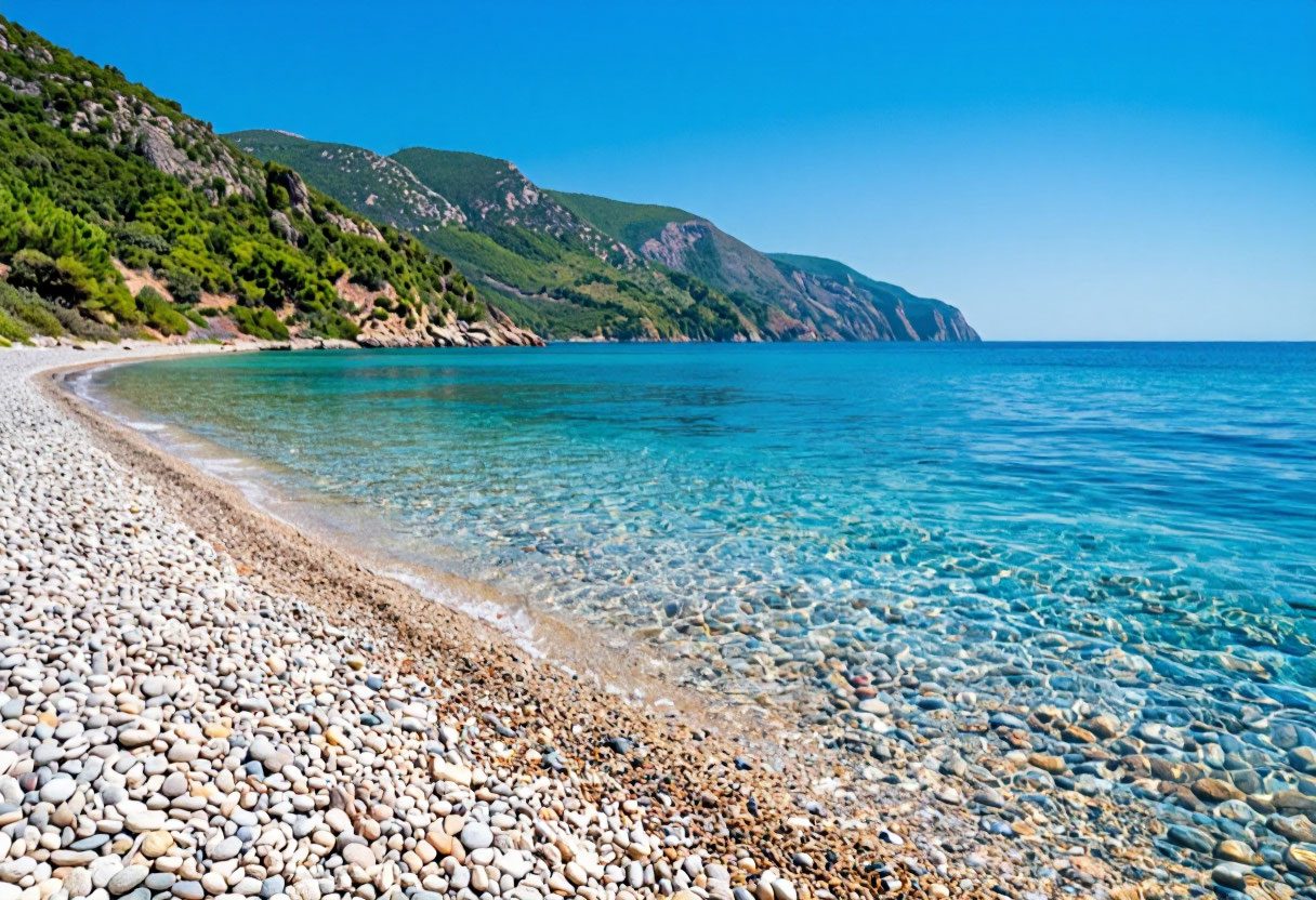 Море и горы в Гагре