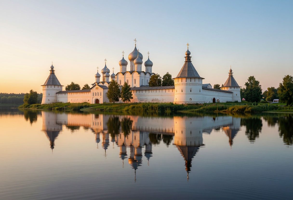 Ростовский кремль и озеро Неро