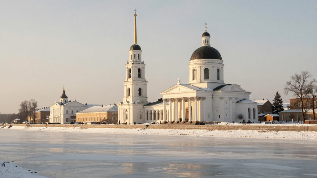 Новый год в Рыбинске: Волга, исторические вывески и Рыбинское море