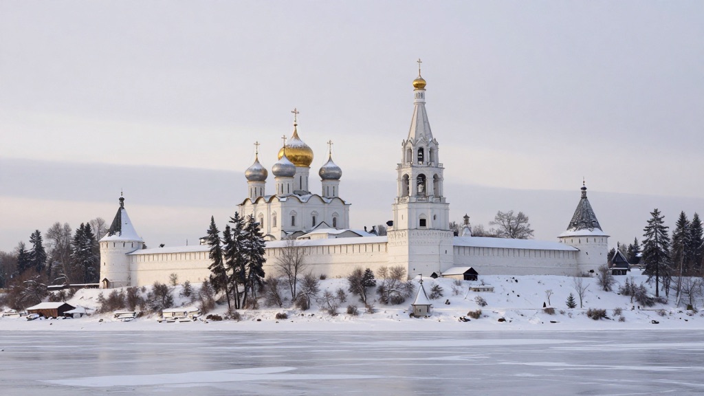 Новый год в Звенигороде: монастырь, Чехов и вид на Москву-реку