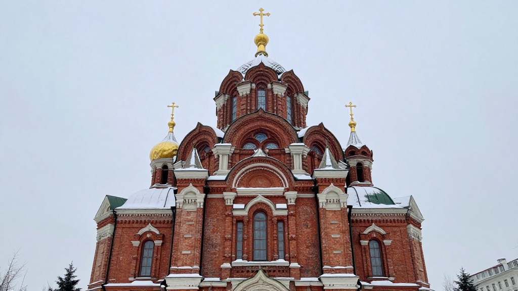Ново-Никольский собор в Можайске зимой