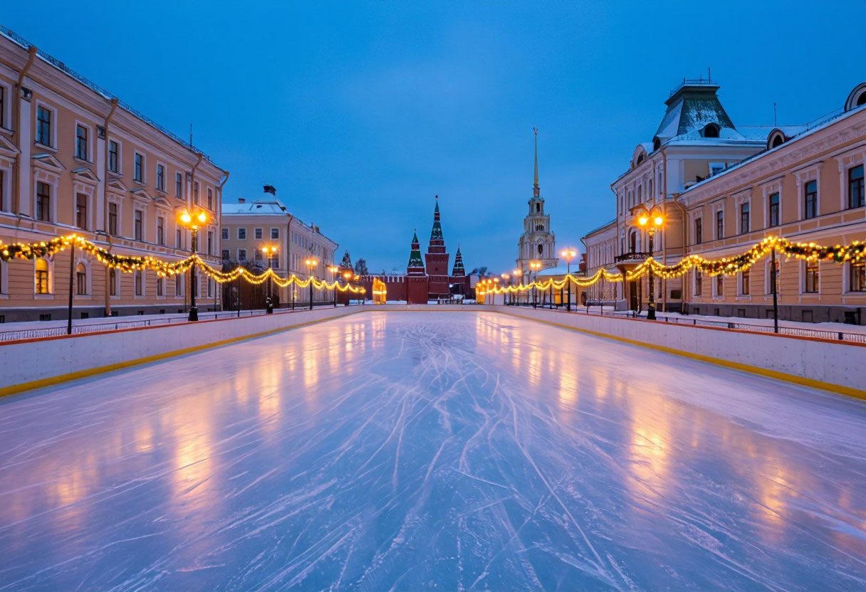 Каток в центре Москвы