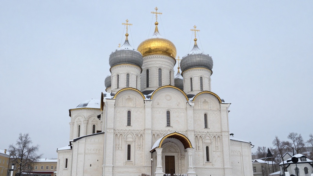 Софийский собор в Великом Новгороде зимой