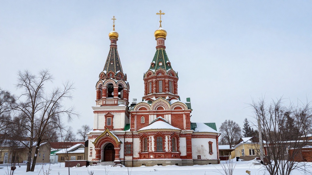 Великокняжеская церковь в Ельце зимой